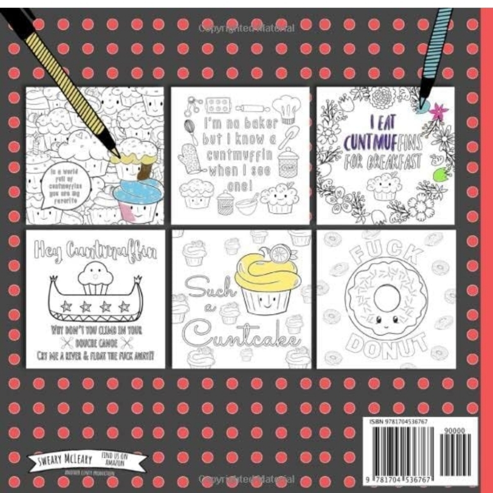 NWT Hey Cuntmuffin Coloring Book - Picture 2 of 2